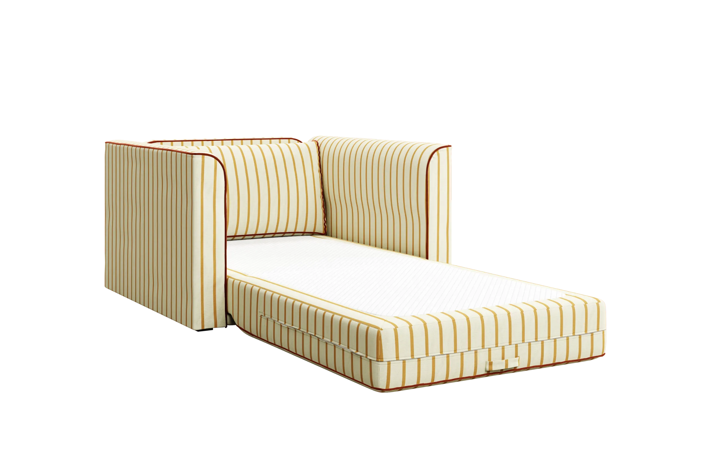 The Eclipse Chair in Striped Hemp Blend