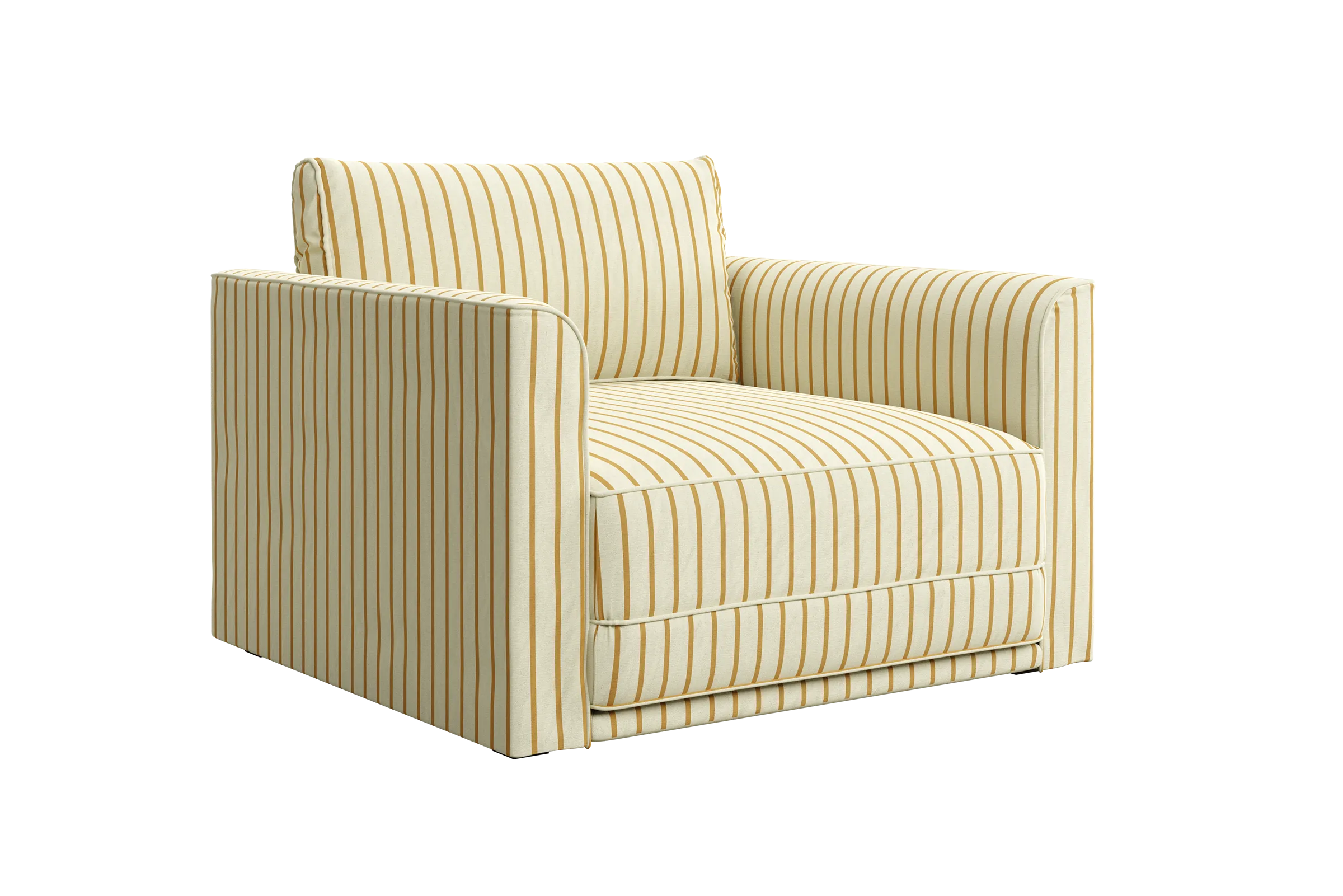 The Eclipse Chair in Striped Hemp Blend