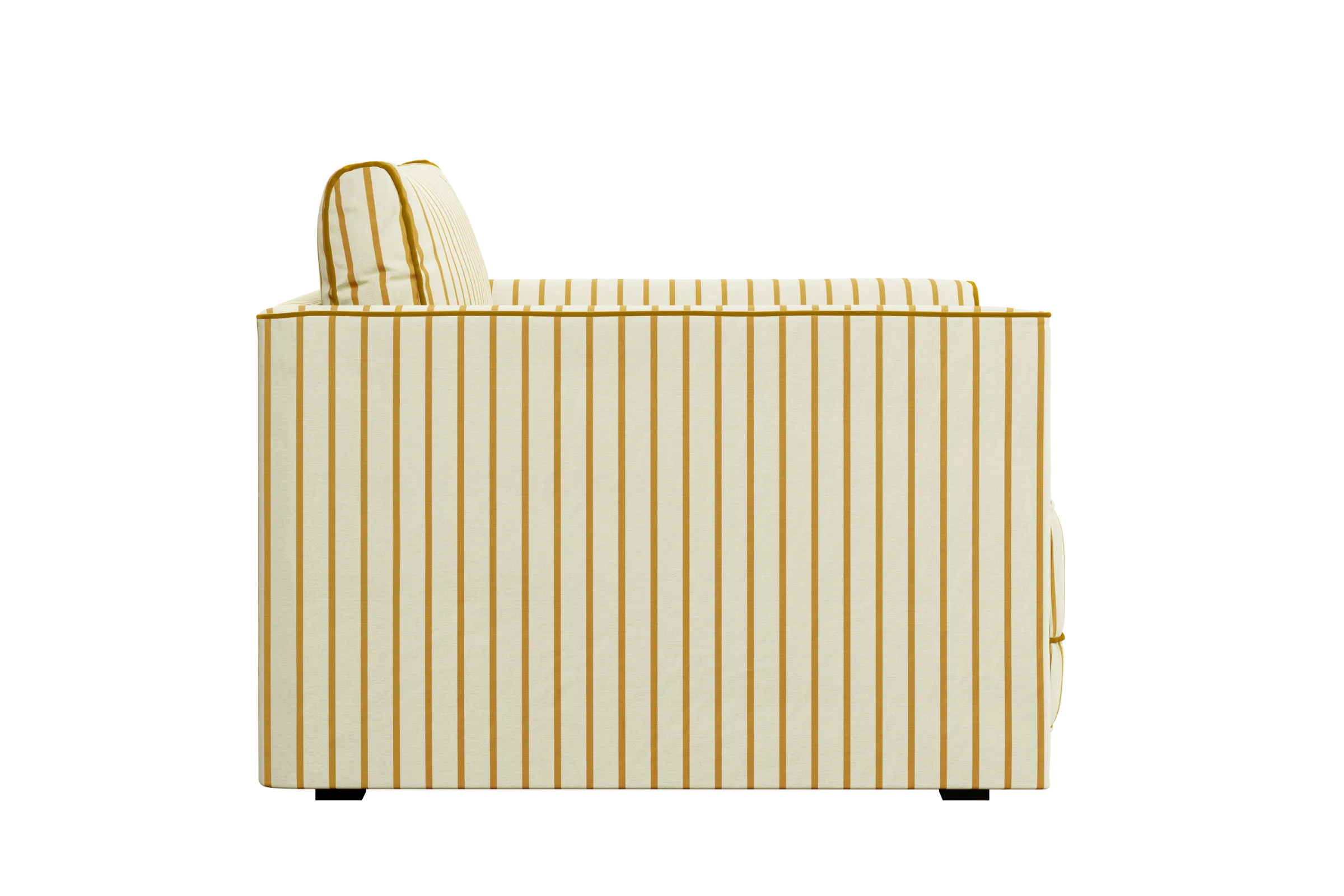 The Eclipse Chair in Striped Hemp Blend