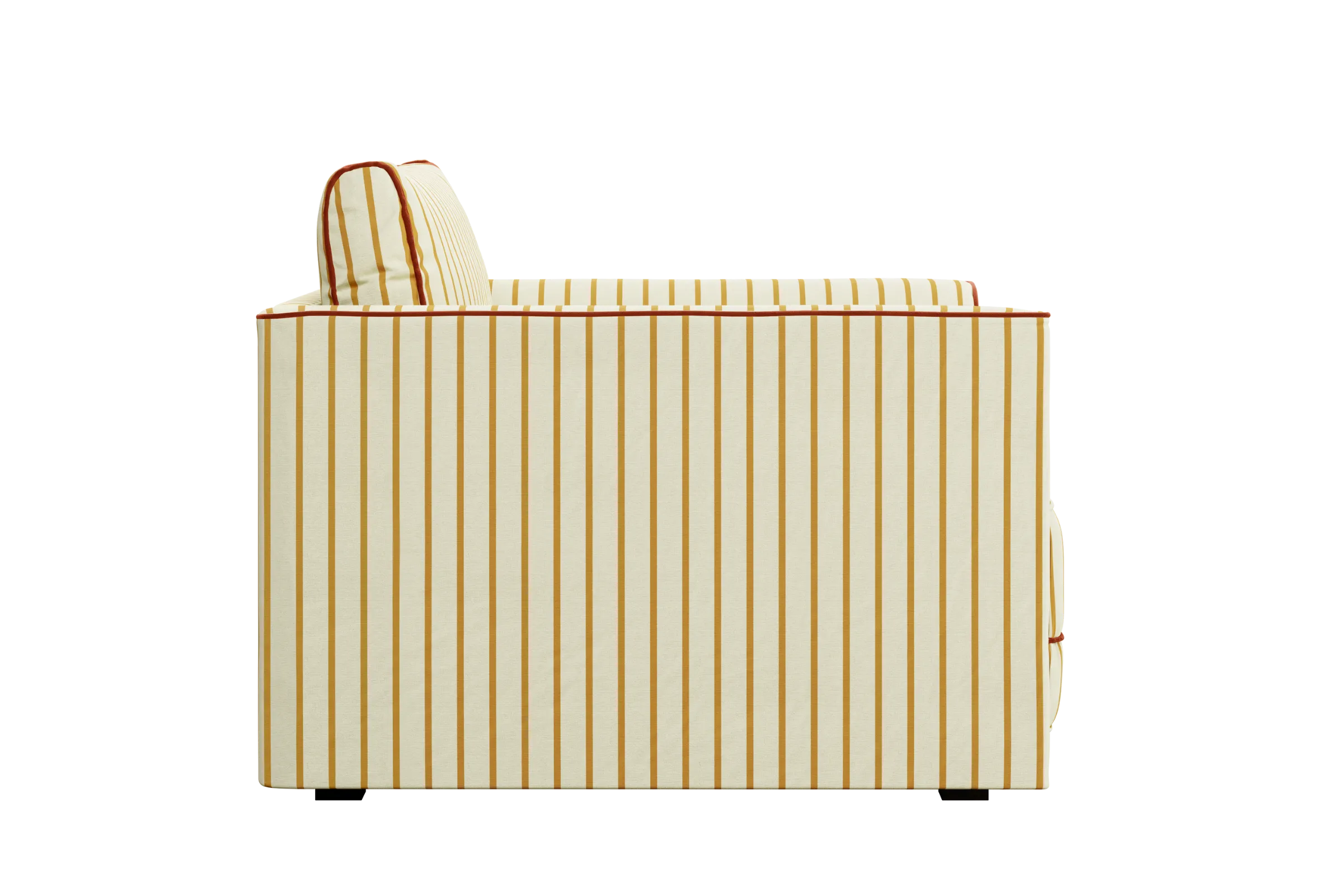 The Eclipse Chair in Striped Hemp Blend