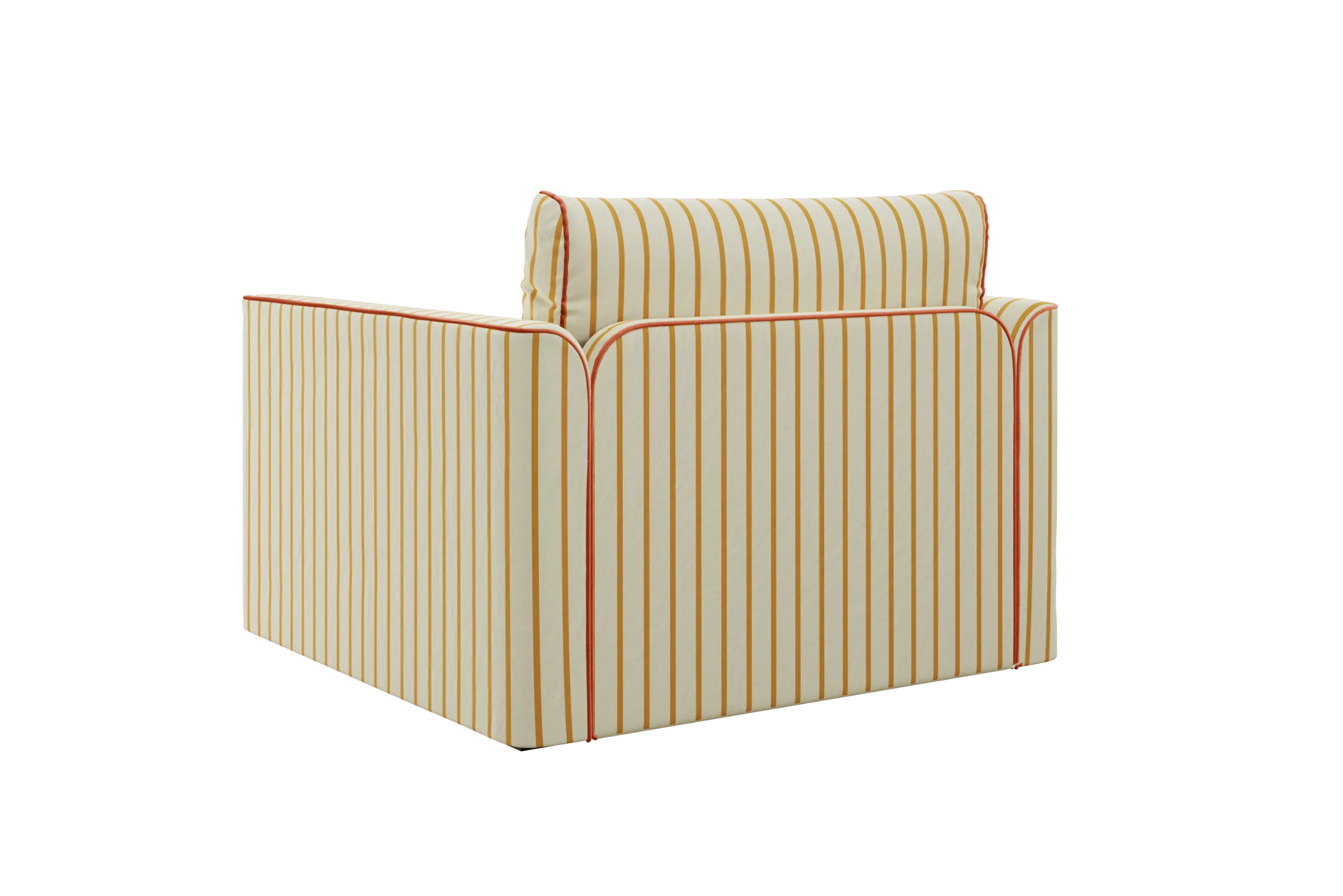 The Eclipse Chair in Striped Hemp Blend