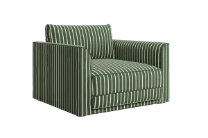 The Eclipse Chair in Striped Hemp Blend