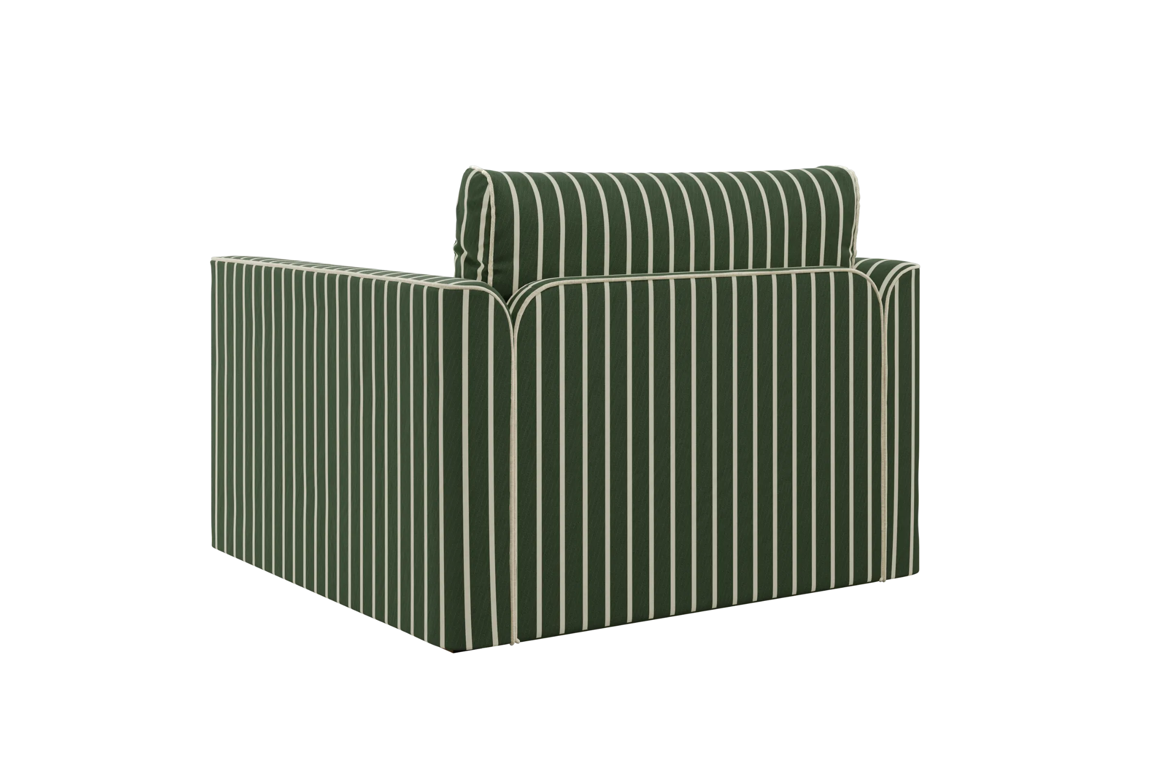 The Eclipse Chair in Striped Hemp Blend