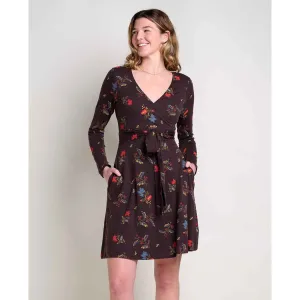 Toad & Co Women's Cue Wrap Long Sleeve Dress