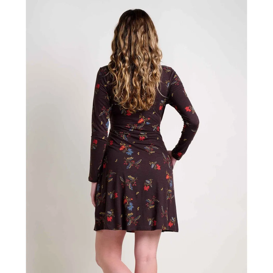 Toad & Co Women's Cue Wrap Long Sleeve Dress
