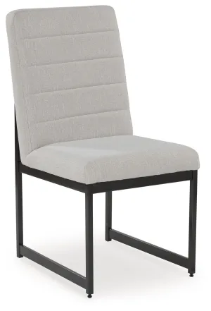 Tomtyn Light Brown Dining Upholstered Side Chair