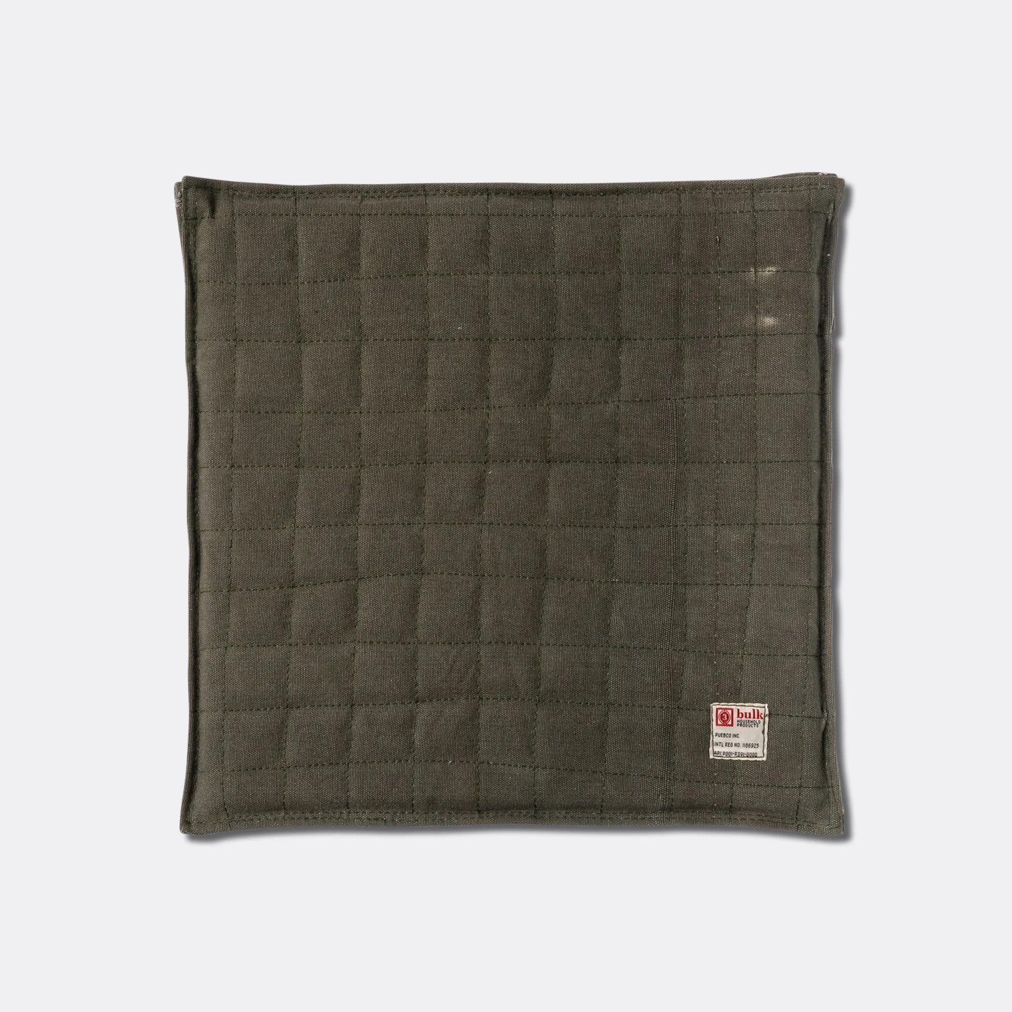 Vintage Tent Fabric Seat Cushion