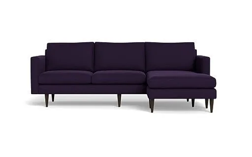 Wallace 98" Untufted Reversible Chaise Sofa