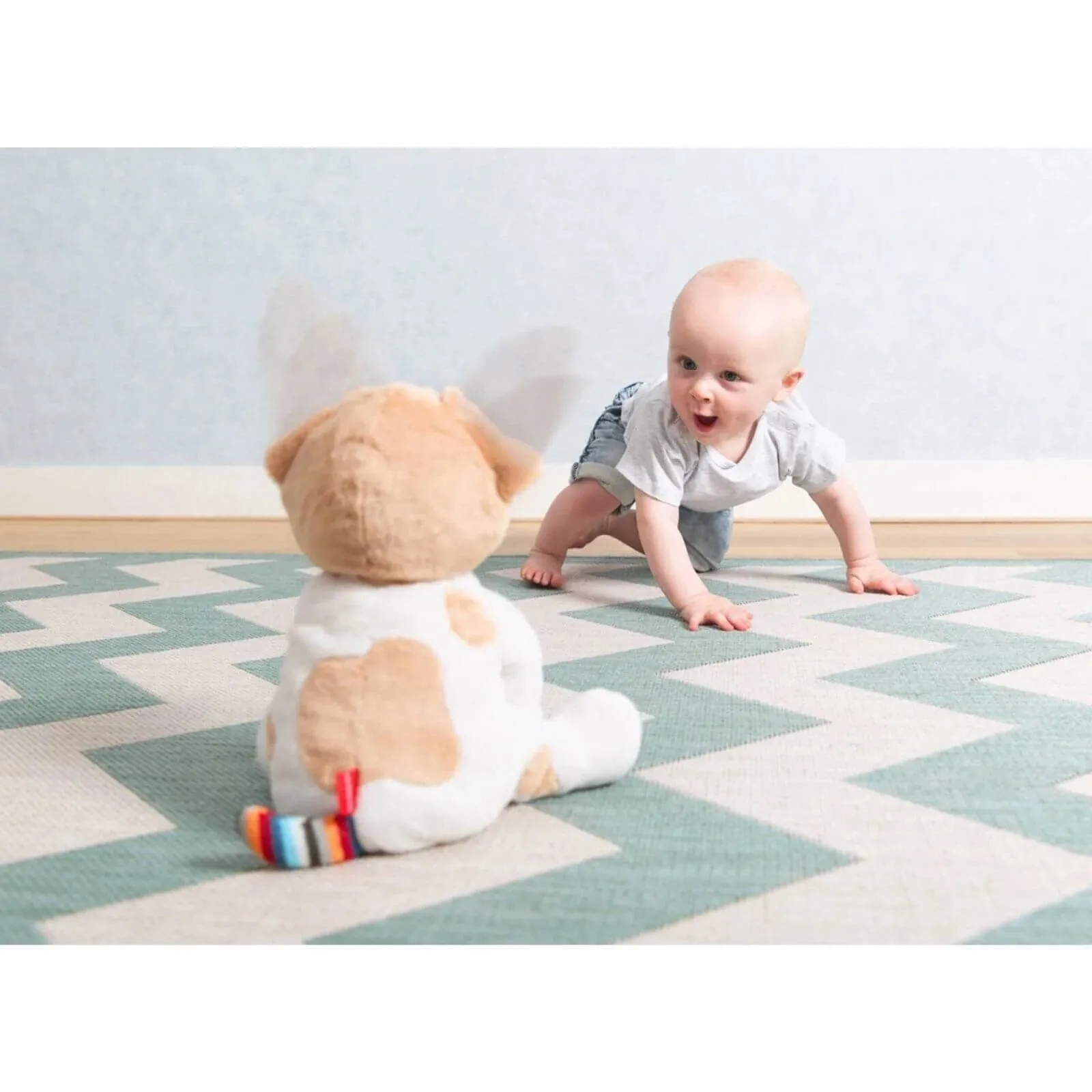Zazu Danny The Dog - Peekaboo Soft Toy