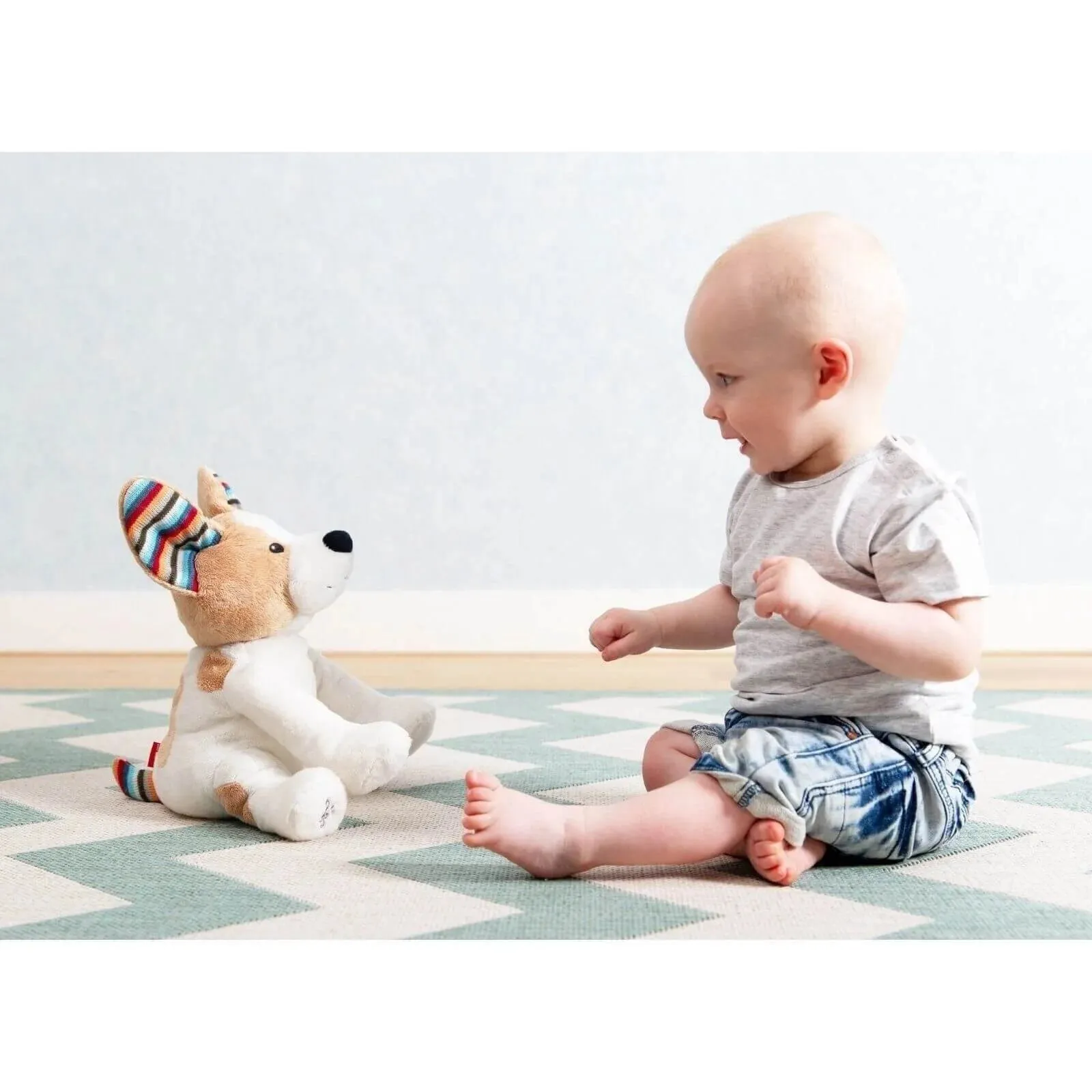 Zazu Danny The Dog - Peekaboo Soft Toy