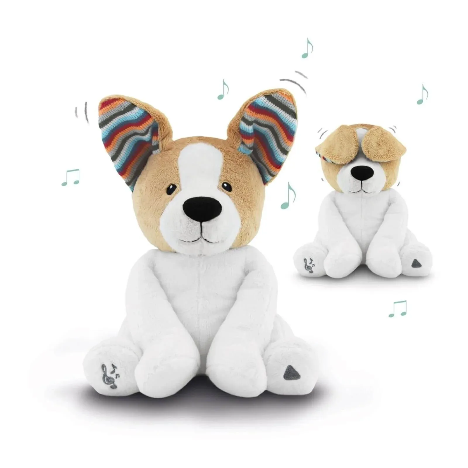 Zazu Danny The Dog - Peekaboo Soft Toy