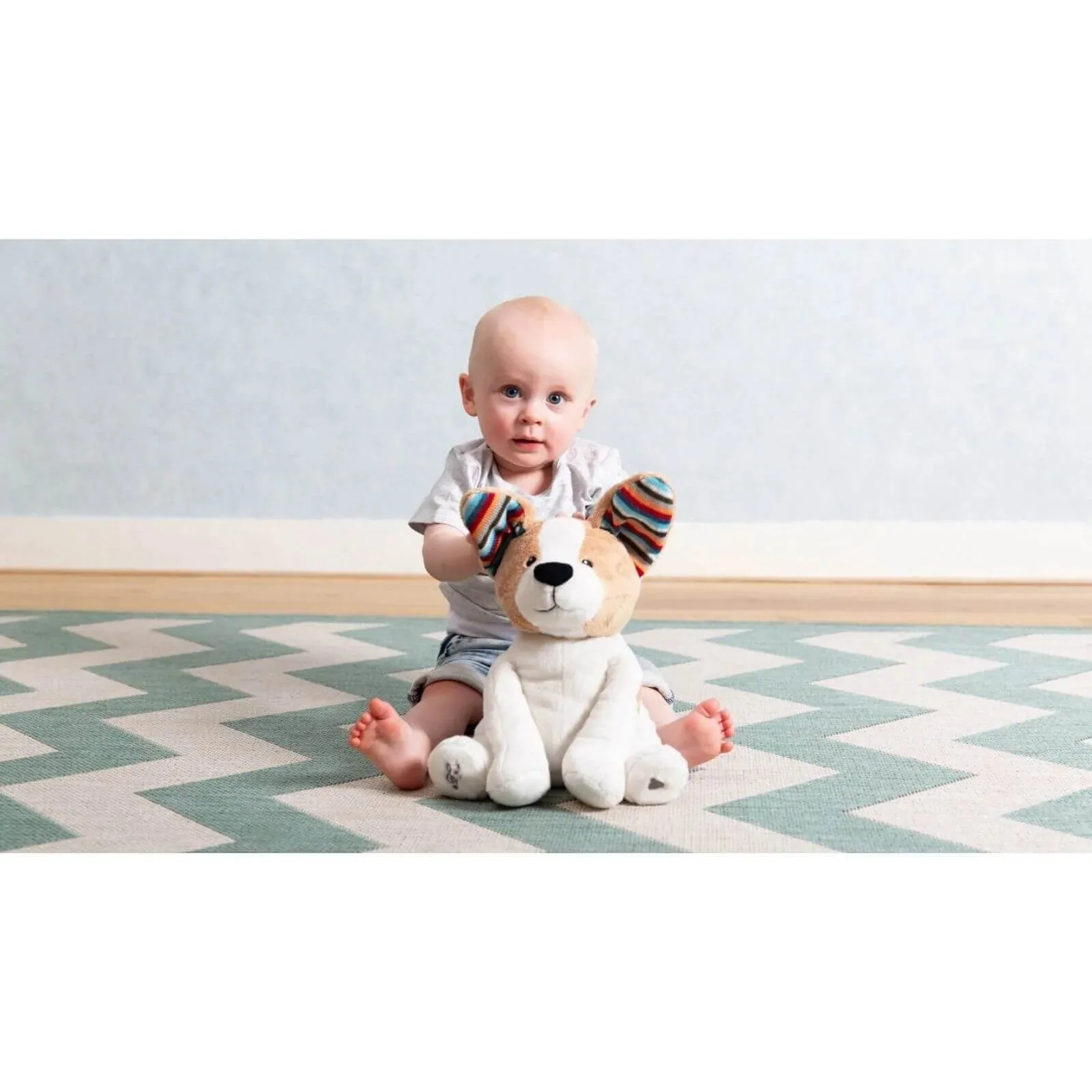 Zazu Danny The Dog - Peekaboo Soft Toy